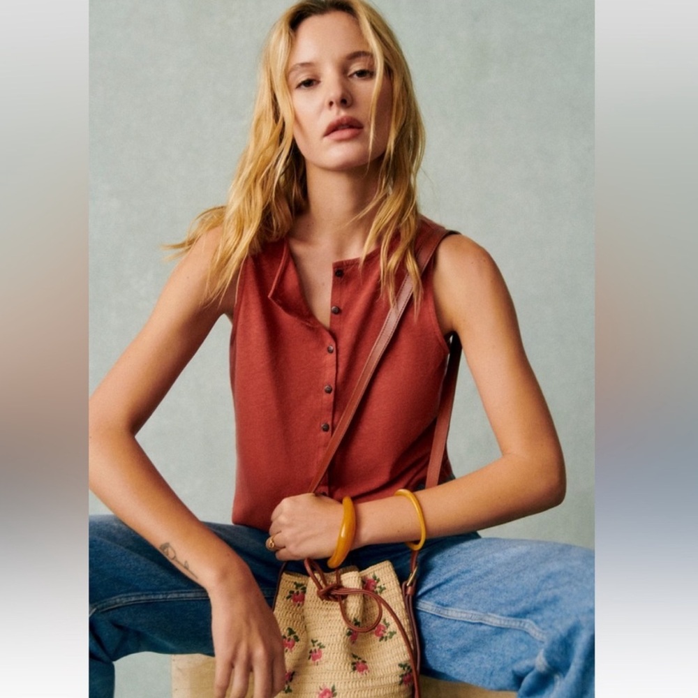 NWT Sézane Loriane Top